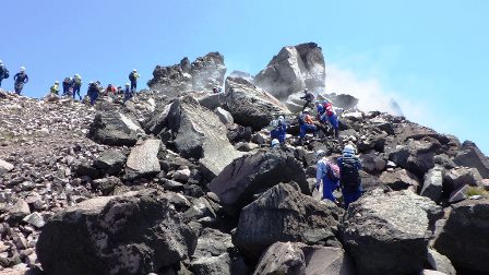 登山の様子