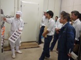 ブナシメジ生産施設の見学