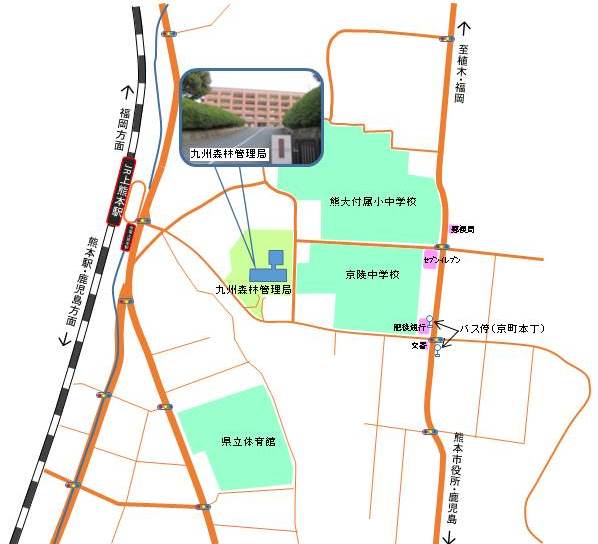 九州森林管理局地図拡大