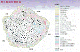 屋久島の植生概念図