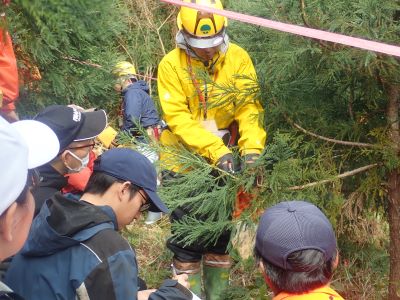 仕立て方実演（拠点位置）