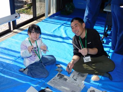 サンドペーパーで削って完成！