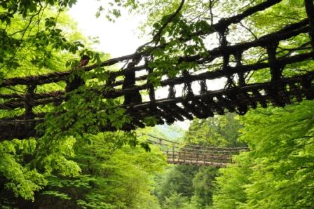 祖谷かずら橋：剣山