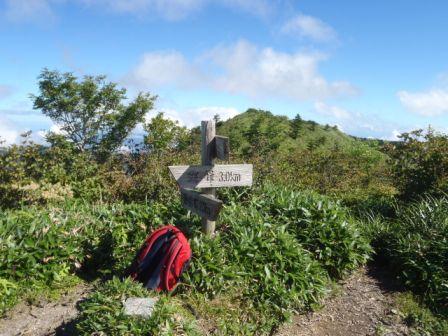 烏帽子山山頂：矢筈・烏帽子山