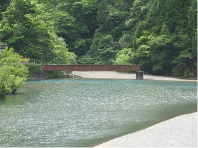 西ノ川山渓谷鉄橋跡