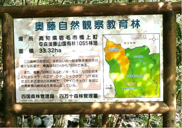奥藤案内板