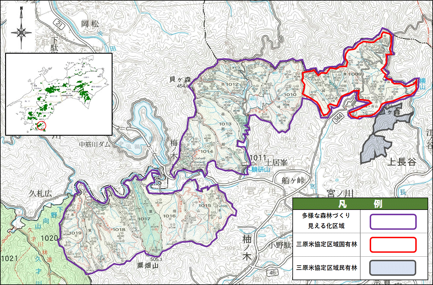 “見える化プロジェクト“設定区域図