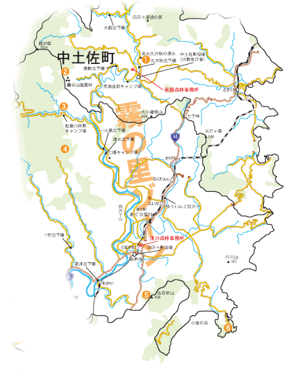 霧の里ゾーンの地図