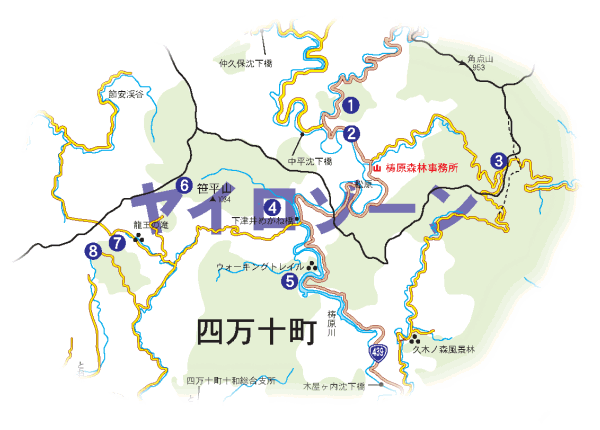 ヤイロゾーンの地図