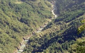 令和8年治山事業の実施による渓流復旧状況