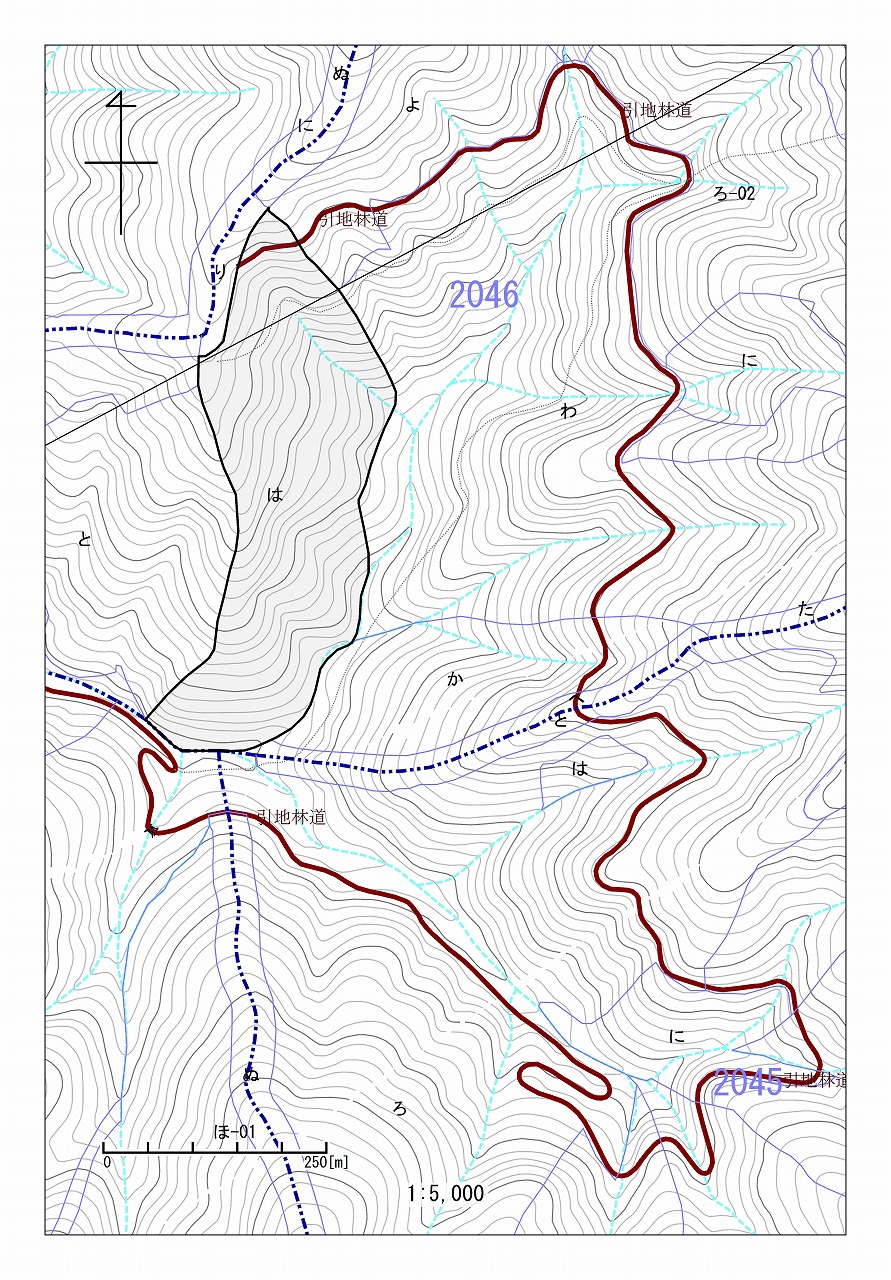 下道引地山2046は