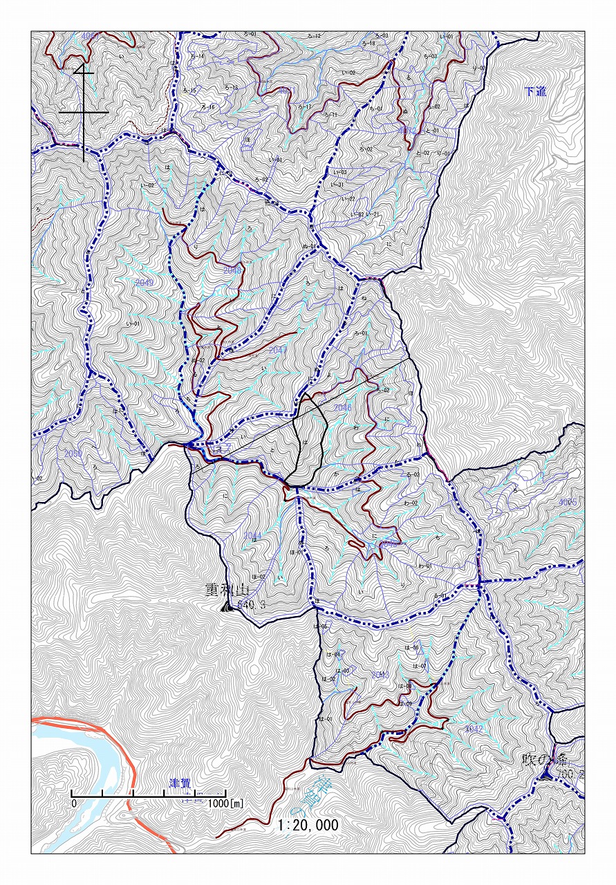 下道引地山2046は