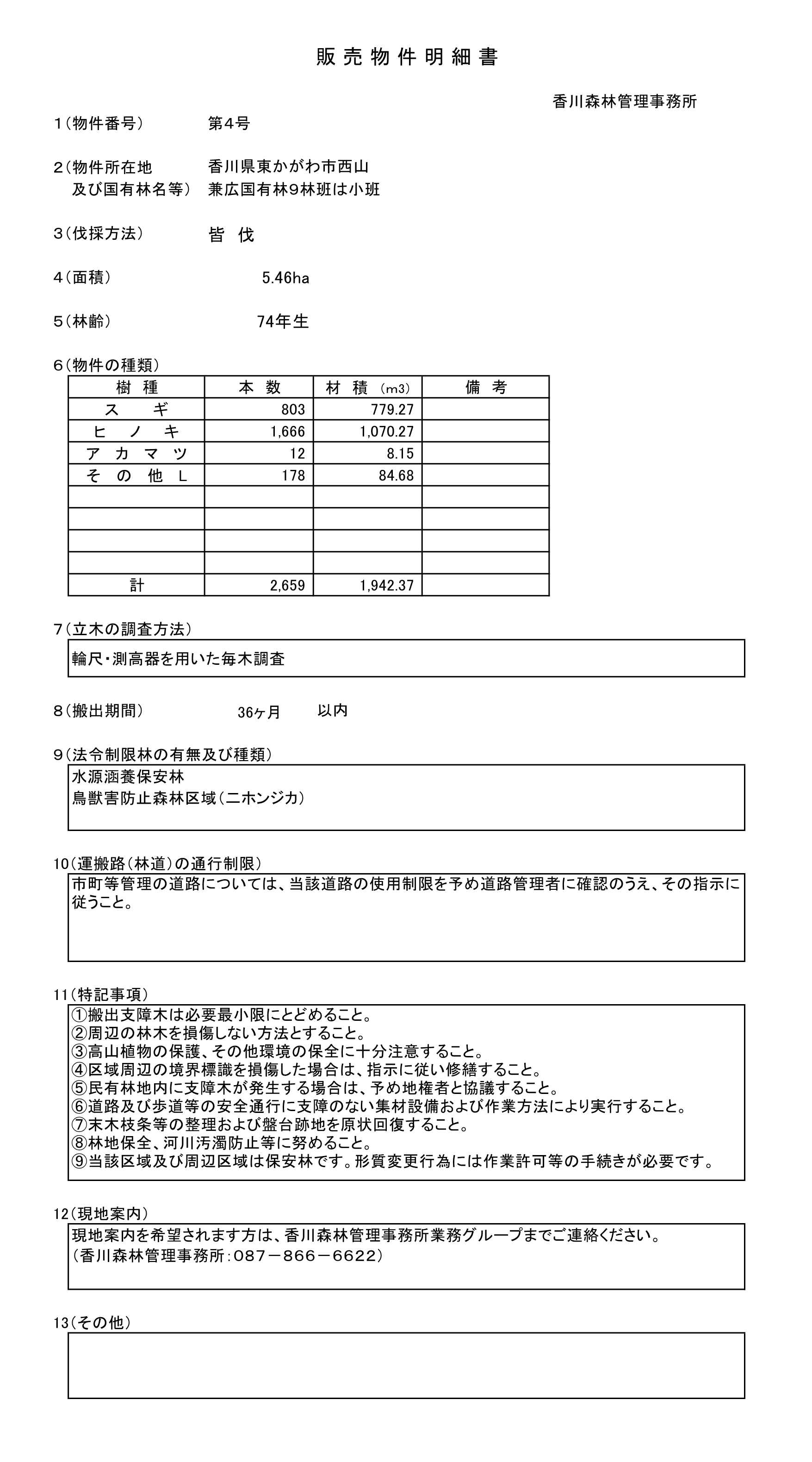 兼広9は販売物件明細書