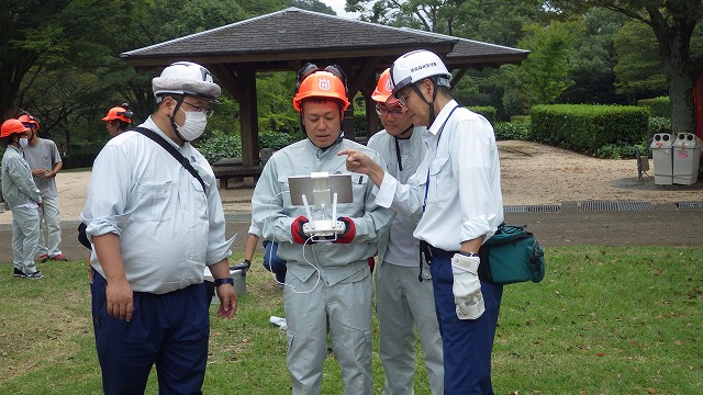 自動飛行準備中