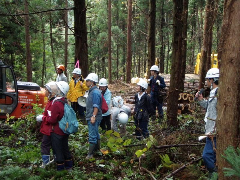 写真：循環利用見学ツアー