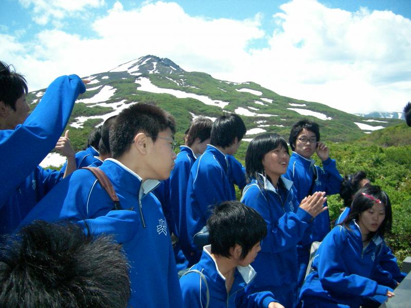 写真：矢島高校森林教室