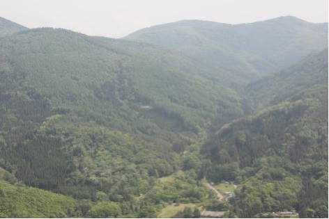 橋野鉄鉱山郷土の森の全景