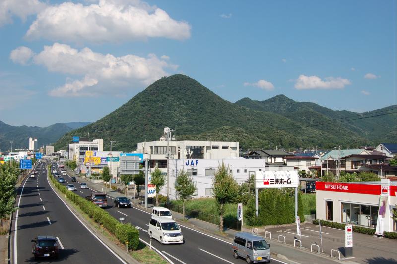 千歳山の遠景