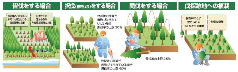 保安林の取扱い