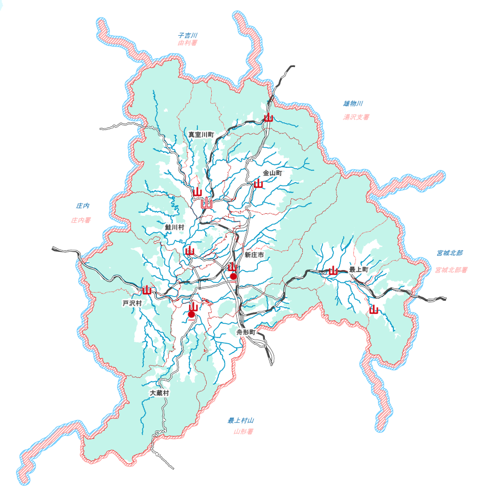 最上管内図