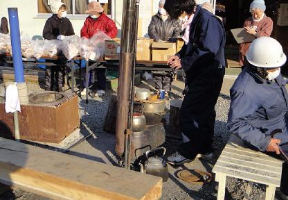 大船渡市・陸前高田市・山田町・釜石市・大槌町へ薪と薪ストーブを提供