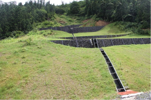 山腹工箇所の復旧状況