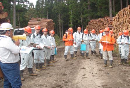 山形県立農林大学校生を対象にした現地勉強会