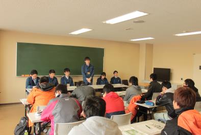 当支署若手職員と農林大学校生との意見交換会