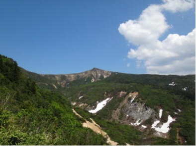 蔵王山の主峰熊野岳