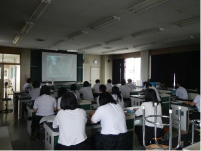 小牛田農林高等学校での授業2