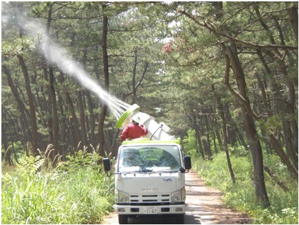 薬剤空中散布（6月） 