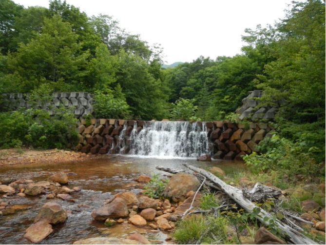 蟹ヶ沢治山堰堤