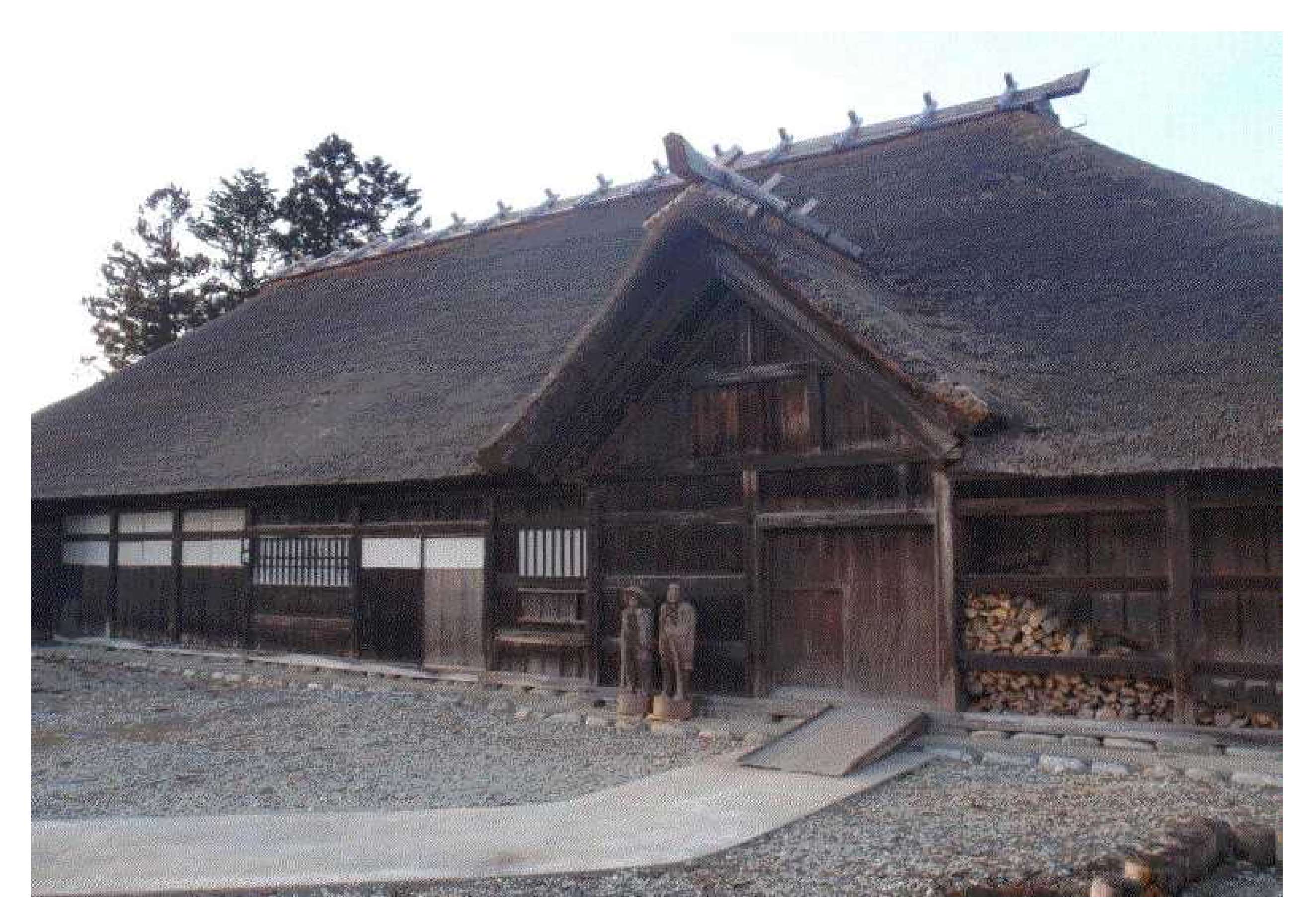 芭蕉ゆかりの貴重な建物「封人の家」