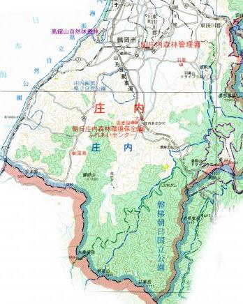 高館山位置図