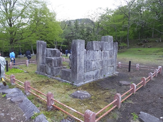 橋野高炉高炉跡