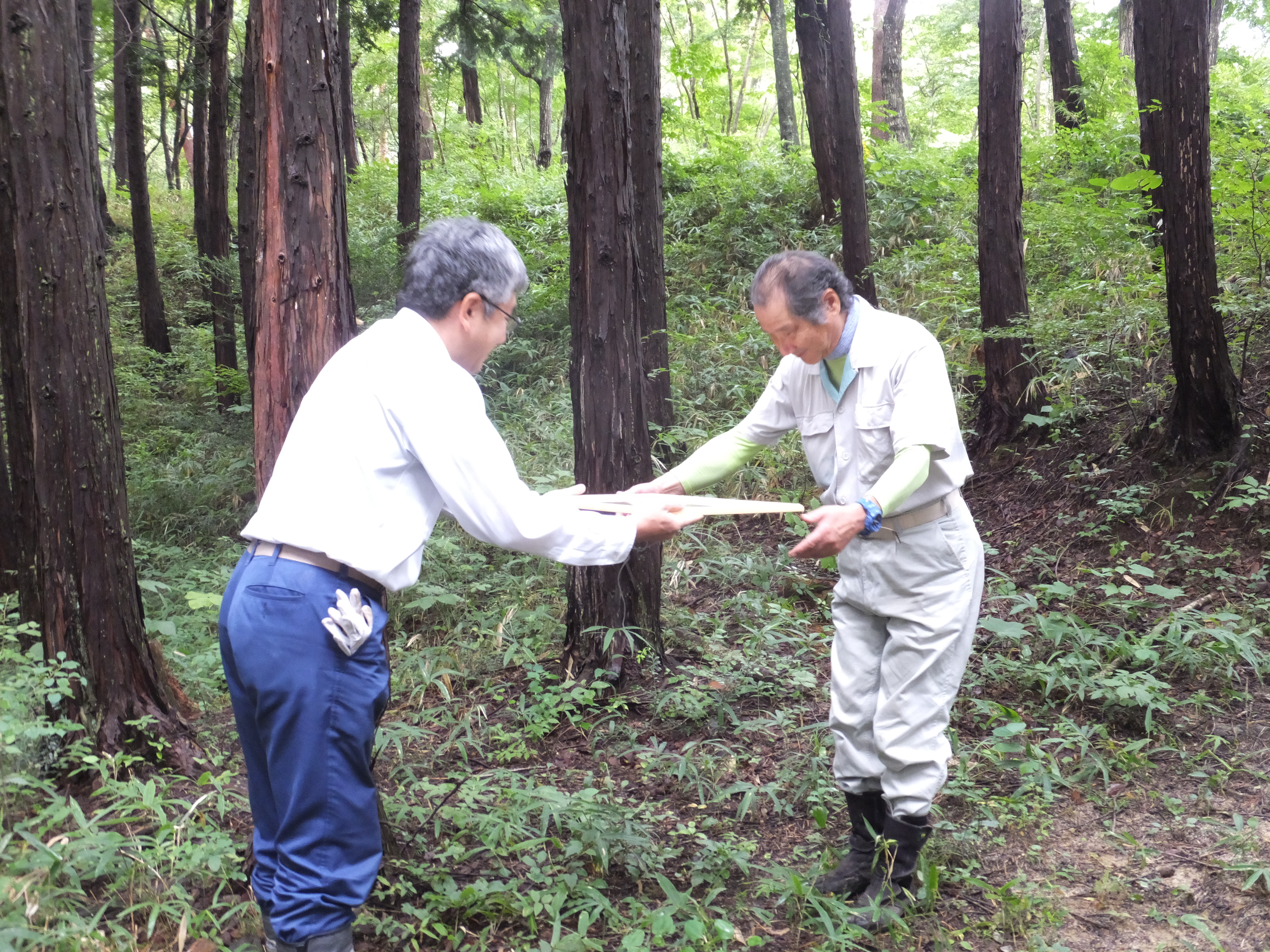 贈呈式　みやぎ里山整備クラブ