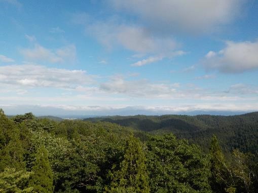 眺望山山頂からの景色