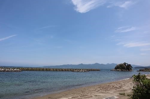 義経海浜公園からの景色