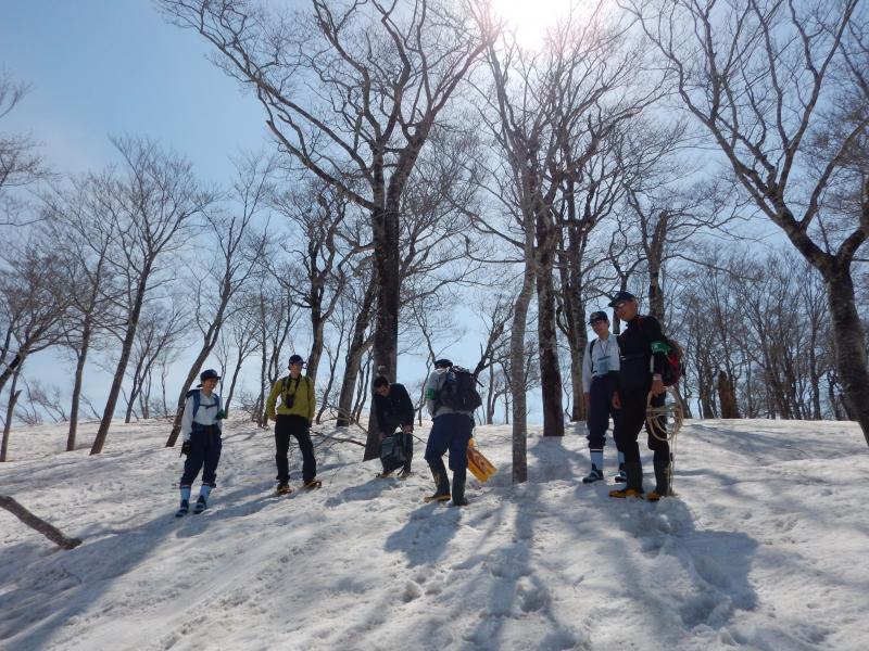 朝日山地のパトロール写真