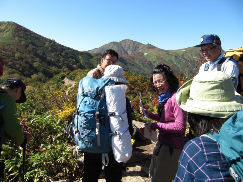 朝日山地のパトロール写真