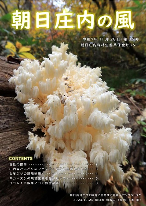 朝日庄内の風第35号表紙