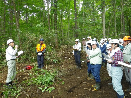 林災防岩手県支部事務局長現地指導
