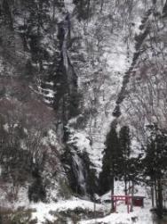 冬の白糸の滝