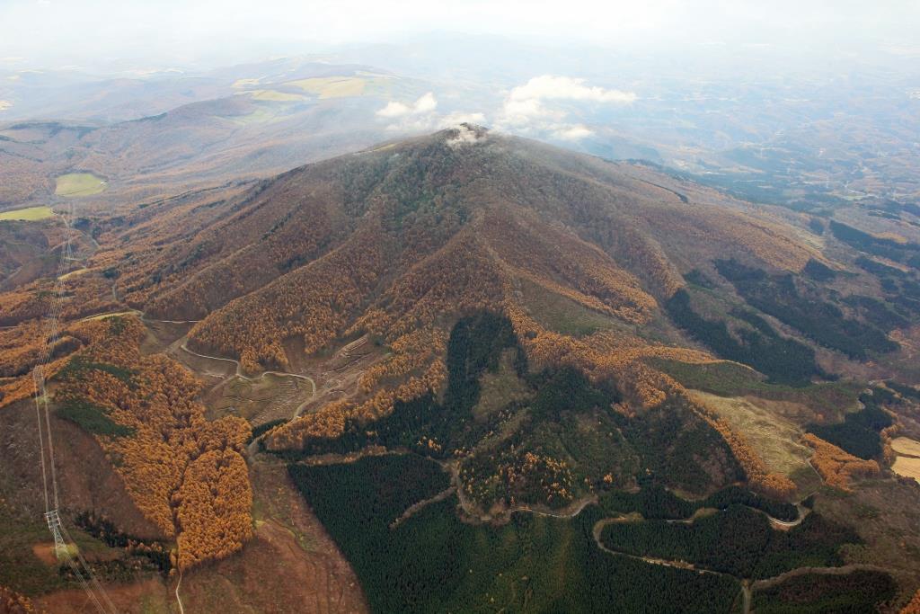 なだらかな姫神山