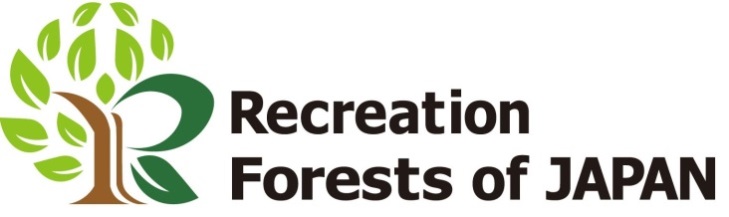平成29年9月20日に、レクリエーションの森共通ロゴマークが設定されました。シンボルマークは、大きく手を広げた人が中央に立ち、その周りを葉が覆い、一本の木を形成しています。また、葉の形を利用して、レクリエーションの森の頭文字である「R」を表現しています。