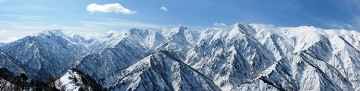 倉手山から飯豊連峰