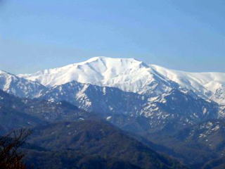 横根山から飯豊山