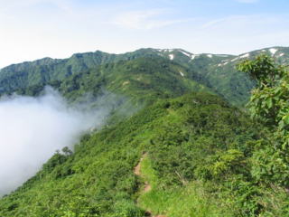 地蔵岳付近から御坪方向