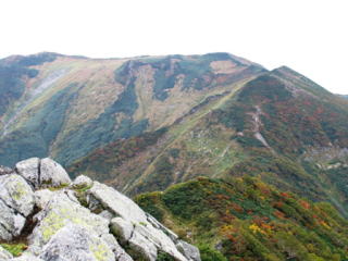 宝珠山から飯豊山