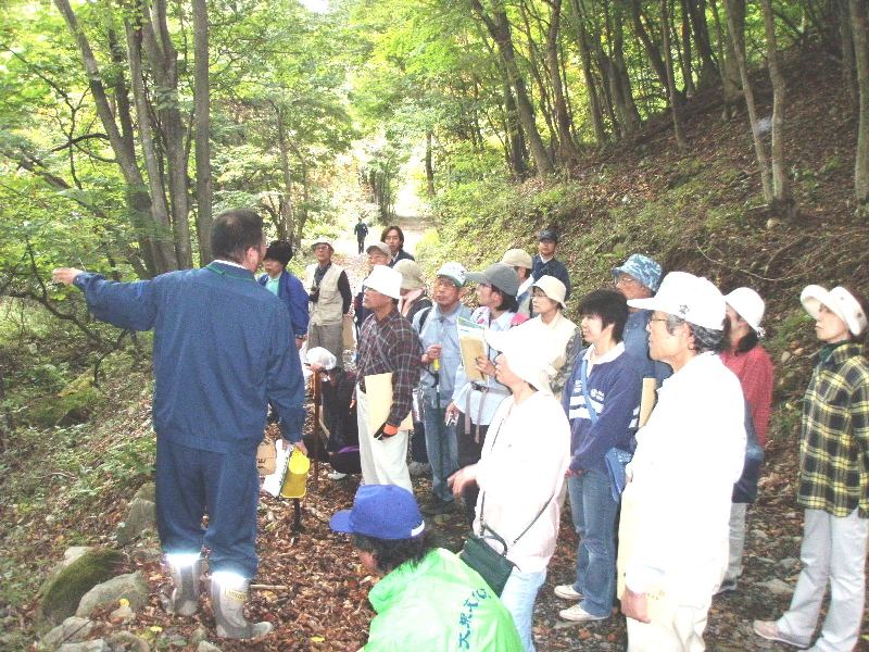 治山事業見学会の写真2